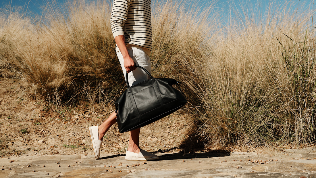 The Best Leather Travel Tote for Family Vacations